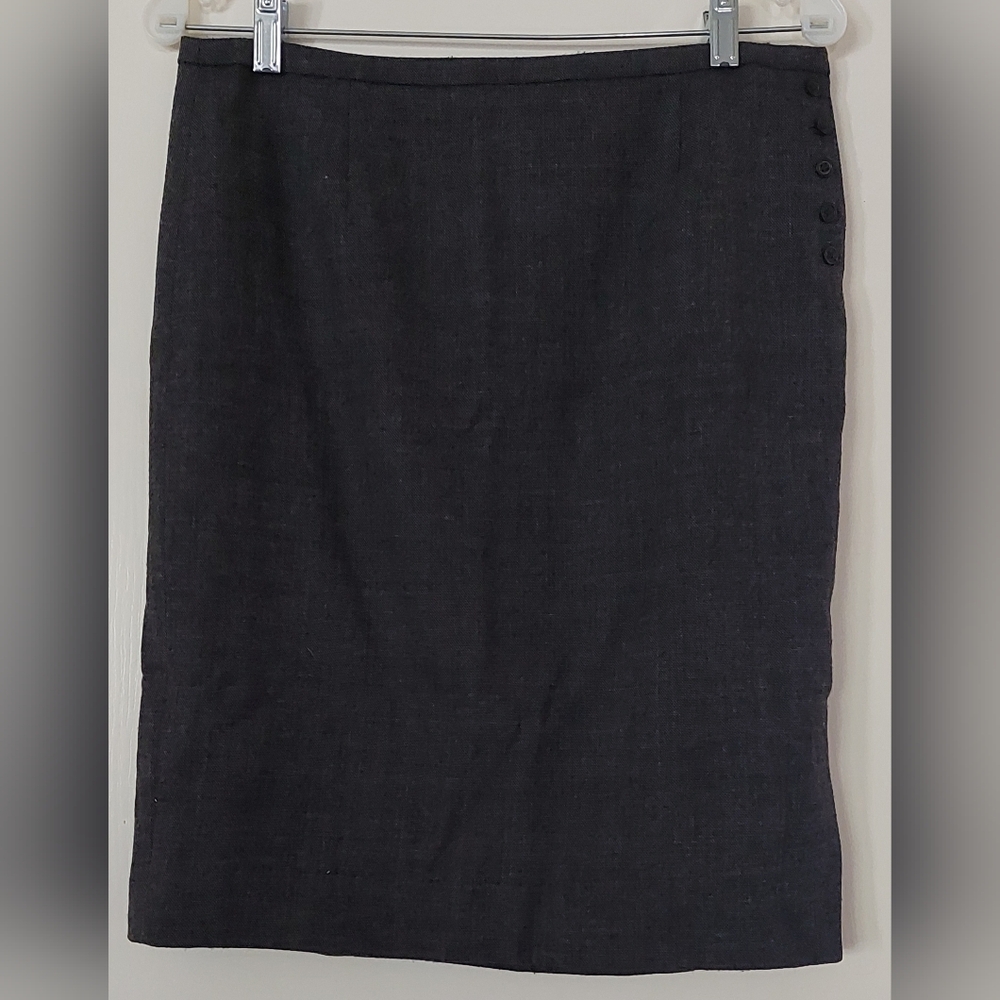 J. Crew Gray Wool Skirt Size 6